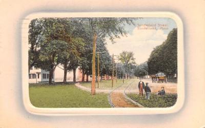 Sunderland Street Massachusetts Postcard