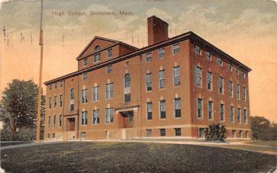 High School Stoneham, Massachusetts Postcard