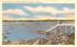 Harbor Scene at Salem Willow Massachusetts Postcard