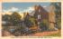 Garden View of House of Seven Gables Salem, Massachusetts Postcard