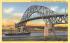 Bridge over the Cape Cod Canal Sagamore, Massachusetts Postcard