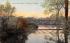 The Canal & Footbridge South Fitchburg, Massachusetts Postcard