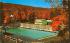 Heated & Windscreened Pool South Egremont, Massachusetts Postcard