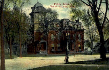 Public Library - North Adams, Massachusetts MA Postcard
