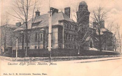 Taunton High School Massachusetts Postcard