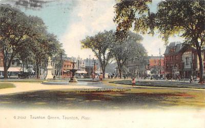 Taunton Green Massachusetts Postcard
