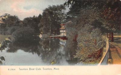 Taunton Boat Coat Massachusetts Postcard