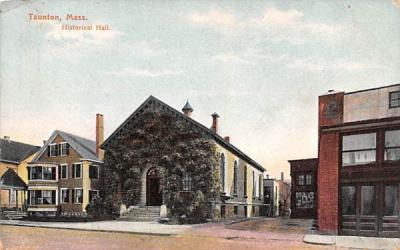Historical Hall Taunton, Massachusetts Postcard