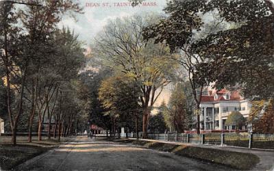 Dean St. Taunton, Massachusetts Postcard