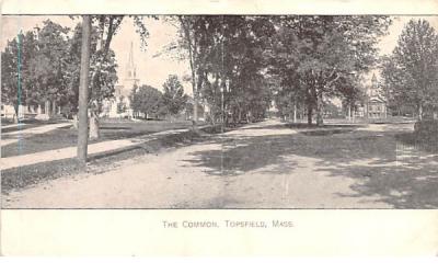 The Common Topsfield, Massachusetts Postcard