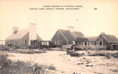 Summer Residence of Katharine Cornell Vineyard Haven, Massachusetts Postcard