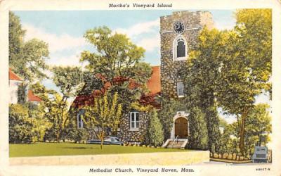 Methodist Church Vineyard Haven, Massachusetts Postcard