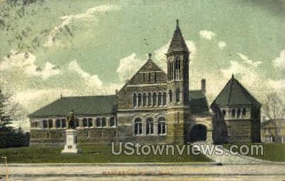 Public Library - Woburn, Massachusetts MA Postcard