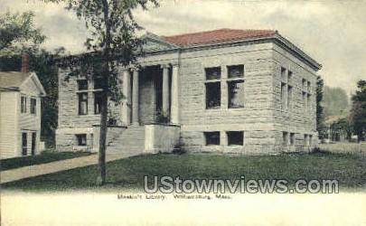 Meekin's Library - Williamsburg, Massachusetts MA Postcard