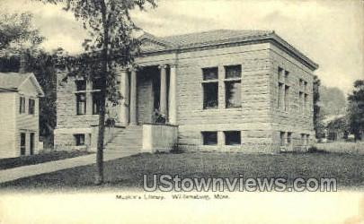 Mekin's Library - Williamsburg, Massachusetts MA Postcard