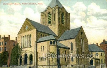 Old South CHurch - Worcester, Massachusetts MA Postcard