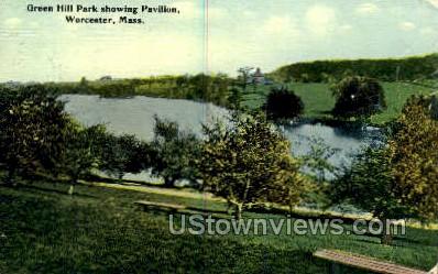 Green Hill Park - Worcester, Massachusetts MA Postcard