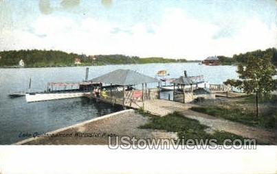 Lake Quinsigamond - Worcester, Massachusetts MA Postcard