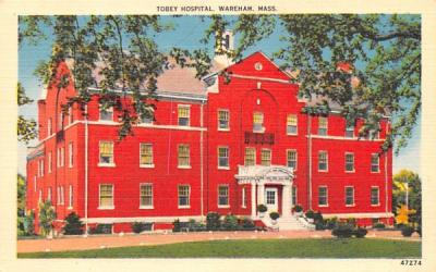 Tobey Hospital Wareham, Massachusetts Postcard