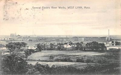 General Electric River Works West Lynn, Massachusetts Postcard