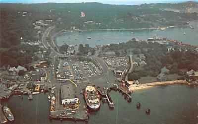 Aerial View Steamship Authority Woods Hole, Massachusetts Postcard
