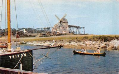 Wind Mill at Old Mill Point West Harwich, Massachusetts Postcard