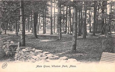 Main Grove Whalom Park, Massachusetts Postcard