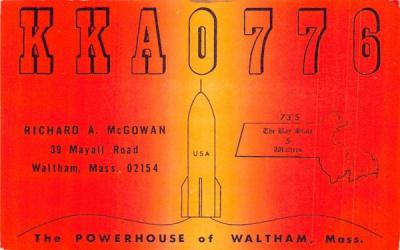 The Powerhouse  Waltham, Massachusetts Postcard