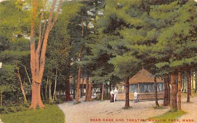 Bear Cage & Theatre Whalom Park, Massachusetts Postcard