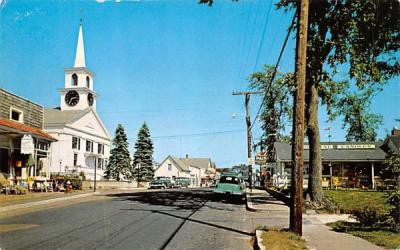 Main Street West Dennis, Massachusetts Postcard