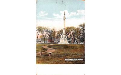 Soldier's Monument Wakefield, Massachusetts Postcard