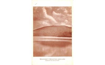 Wachusett Mountain & Lake Wachusetts, Massachusetts Postcard