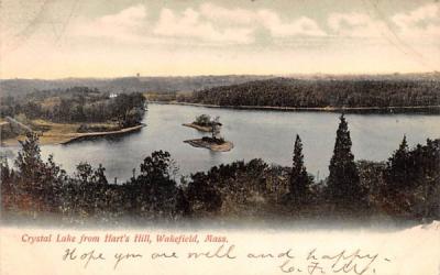 Crystal Lake  Wakefield, Massachusetts Postcard