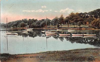 Lake Quannapowitt Wakefield, Massachusetts Postcard