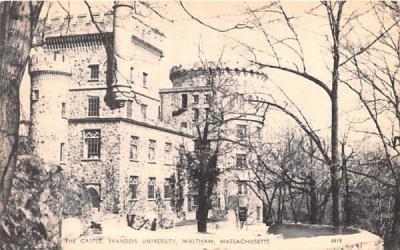 The Castle Waltham, Massachusetts Postcard