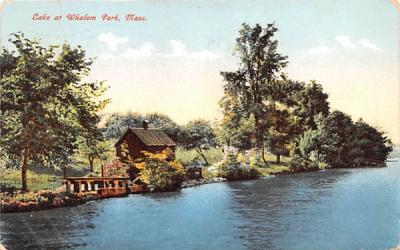 Lake at Whalom Park Massachusetts Postcard