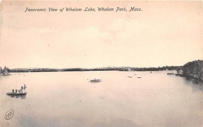 Panoramic View of Whalom Lake Whalom Park, Massachusetts Postcard