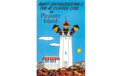 Pleasure Island Wakefield, Massachusetts Postcard