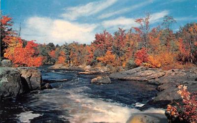The Cold River Western, Massachusetts Postcard