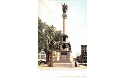 Soldiers' Monument on the Common Worcester, Massachusetts Postcard