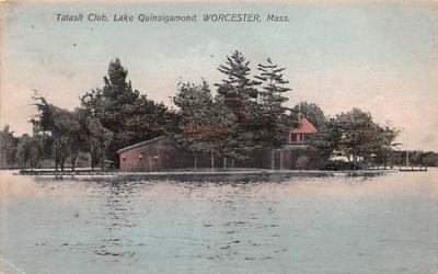 Tatasit Club Worcester, Massachusetts Postcard