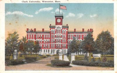 Clark University Worcester, Massachusetts Postcard