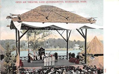 Open Air Theatre Worcester, Massachusetts Postcard