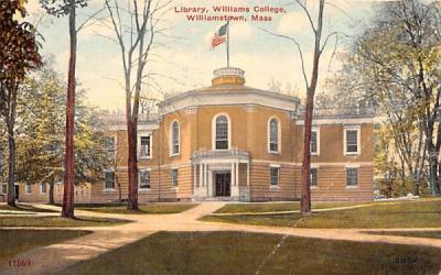 Library  Williamstown, Massachusetts Postcard