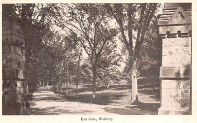 East Gate Wellesley, Massachusetts Postcard