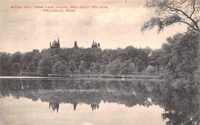 Stone Hall Wellesley, Massachusetts Postcard