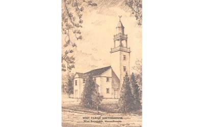 West Parish Meetinghouse West Barnstable, Massachusetts Postcard