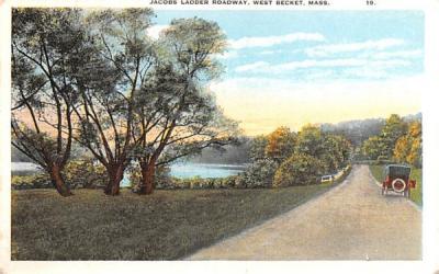 Jacobs Ladder Roadway West Becket, Massachusetts Postcard