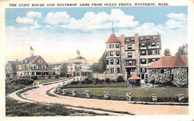 The Cliff House & Winthrop Arms Massachusetts Postcard