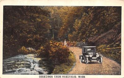 Greetings from Westfield, Mass. Massachusetts Postcard